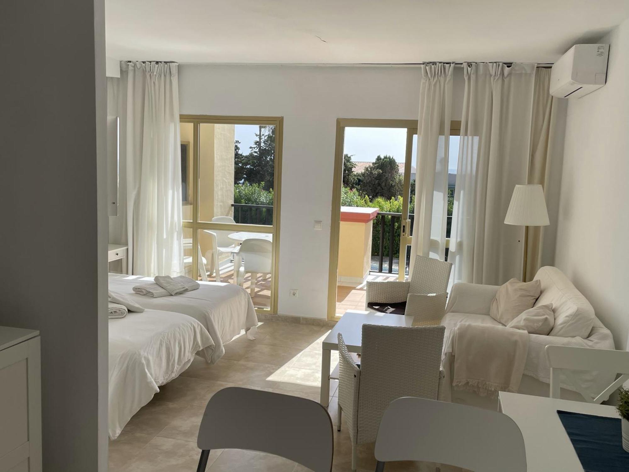 Estudio Primera Linea 50 Mtrs Playa. Fibra 600Mb Марбелья Экстерьер фото