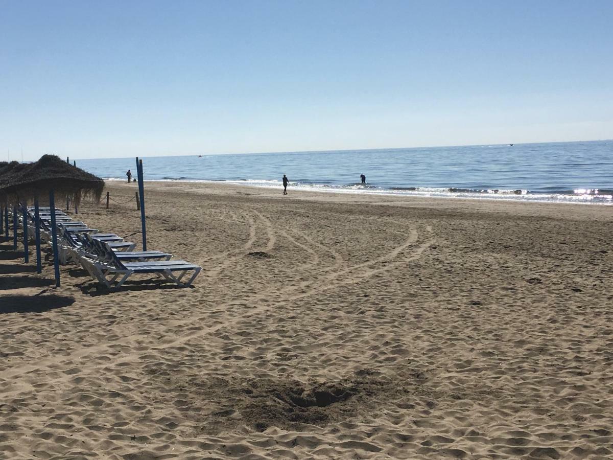 Estudio Primera Linea 50 Mtrs Playa. Fibra 600Mb Марбелья Экстерьер фото